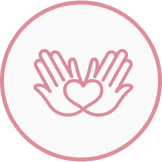 Ícone compaixão e altruísmo